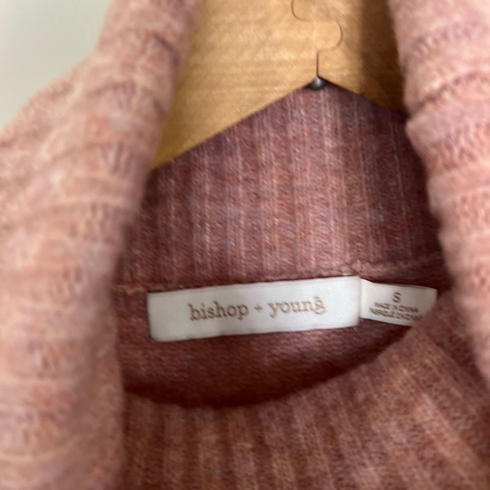 bishop + young Blush Knit Turtleneck Dress - Picture 2 of 5